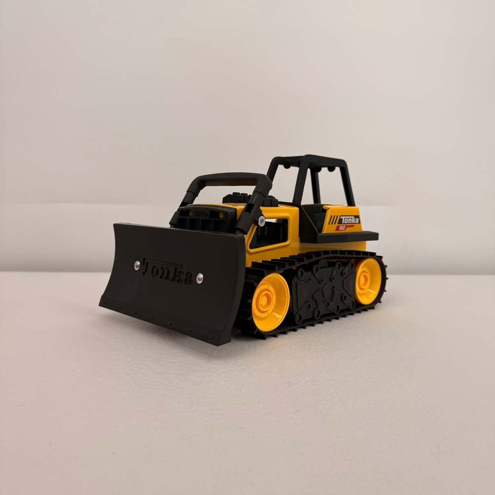 Tonka 952 Steel Classics Bulldozer Construction Toy Yellow Black
